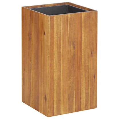 Utomhus Blomkruka Trä upphöjd 33,5x33,5x60 cm massivt akaciaträ