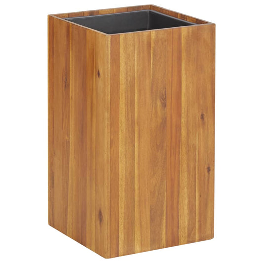 Utomhus Blomkruka Trä upphöjd 33,5x33,5x60 cm massivt akaciaträ