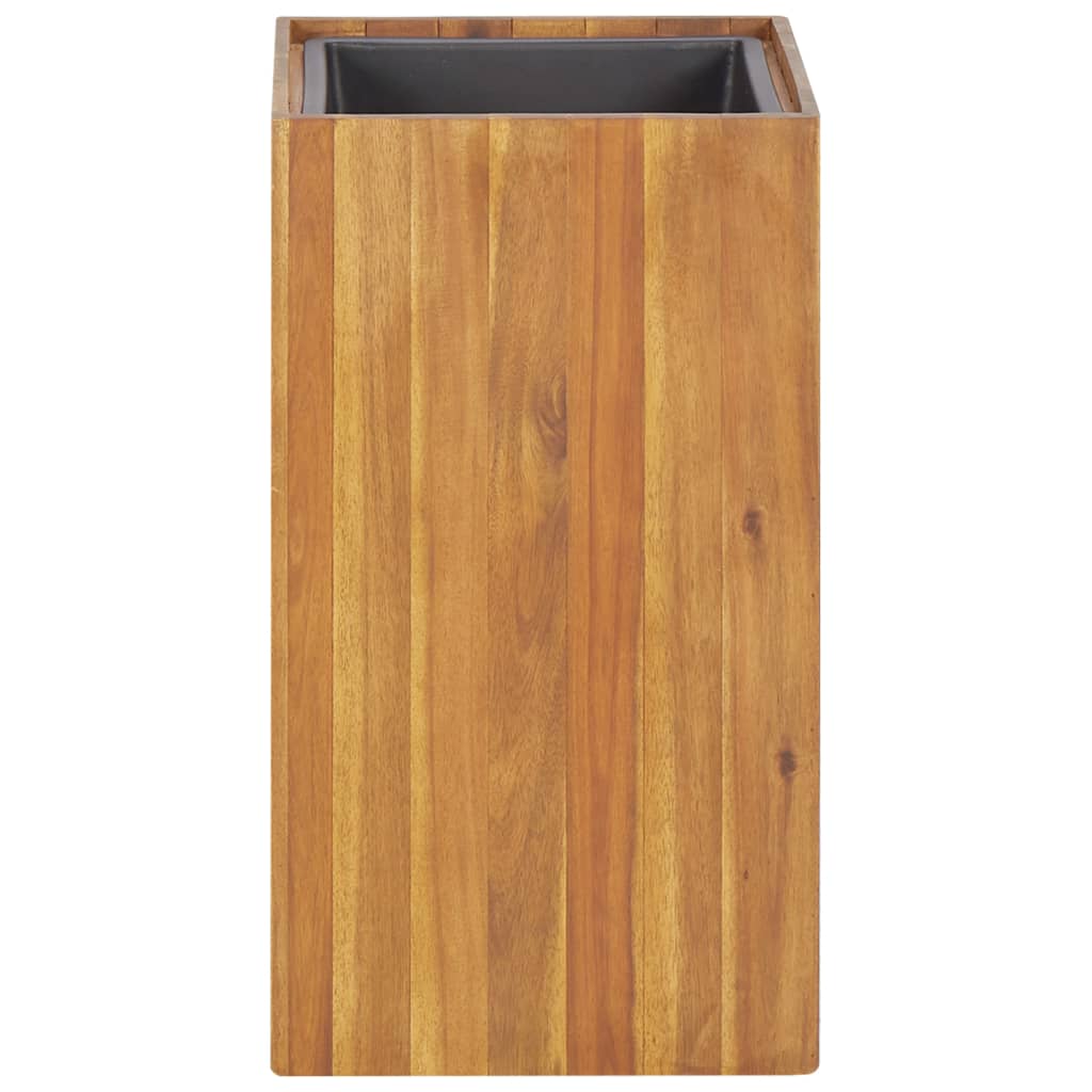 Utomhus Blomkruka Trä upphöjd 33,5x33,5x60 cm massivt akaciaträ