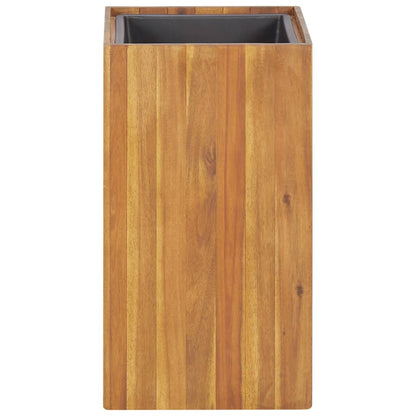 Utomhus Blomkruka Trä upphöjd 33,5x33,5x60 cm massivt akaciaträ
