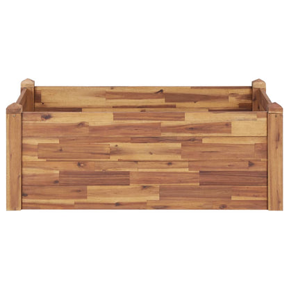 Odlingslåda upphöjd 110x60x44 cm massivt akaciaträ