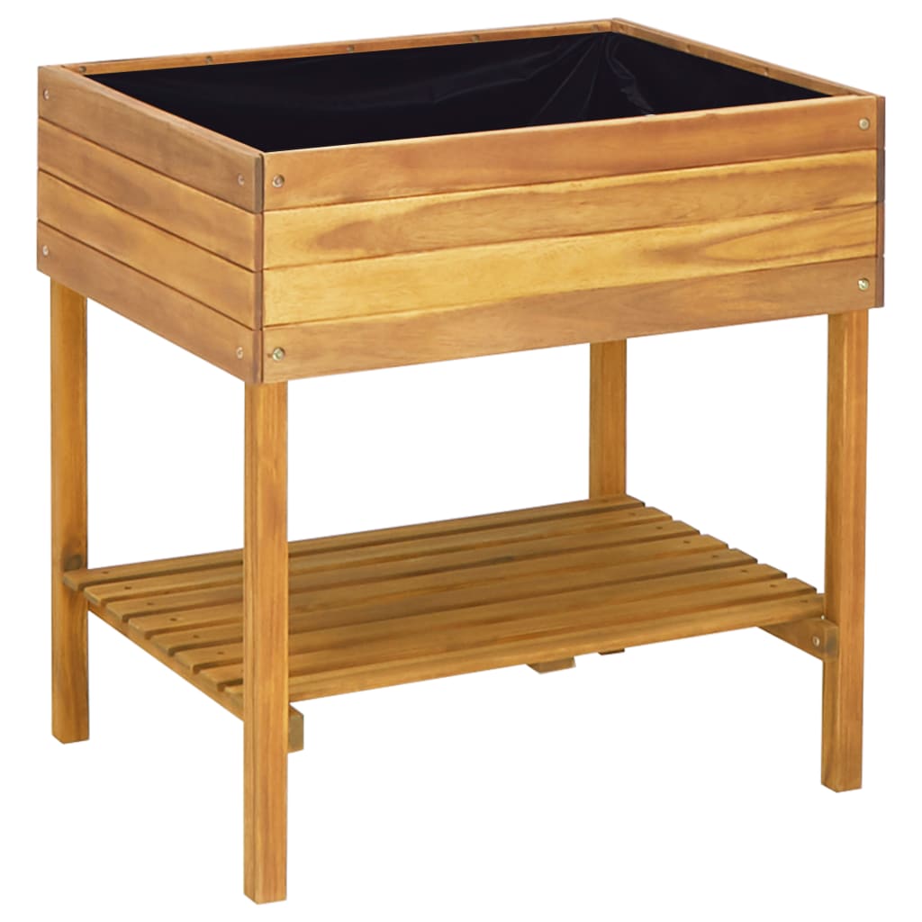 Utomhus Blomkruka Trä 78,5x58,5x78,5 cm massivt akaciaträ