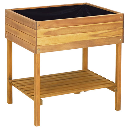 Utomhus Blomkruka Trä 78,5x58,5x78,5 cm massivt akaciaträ