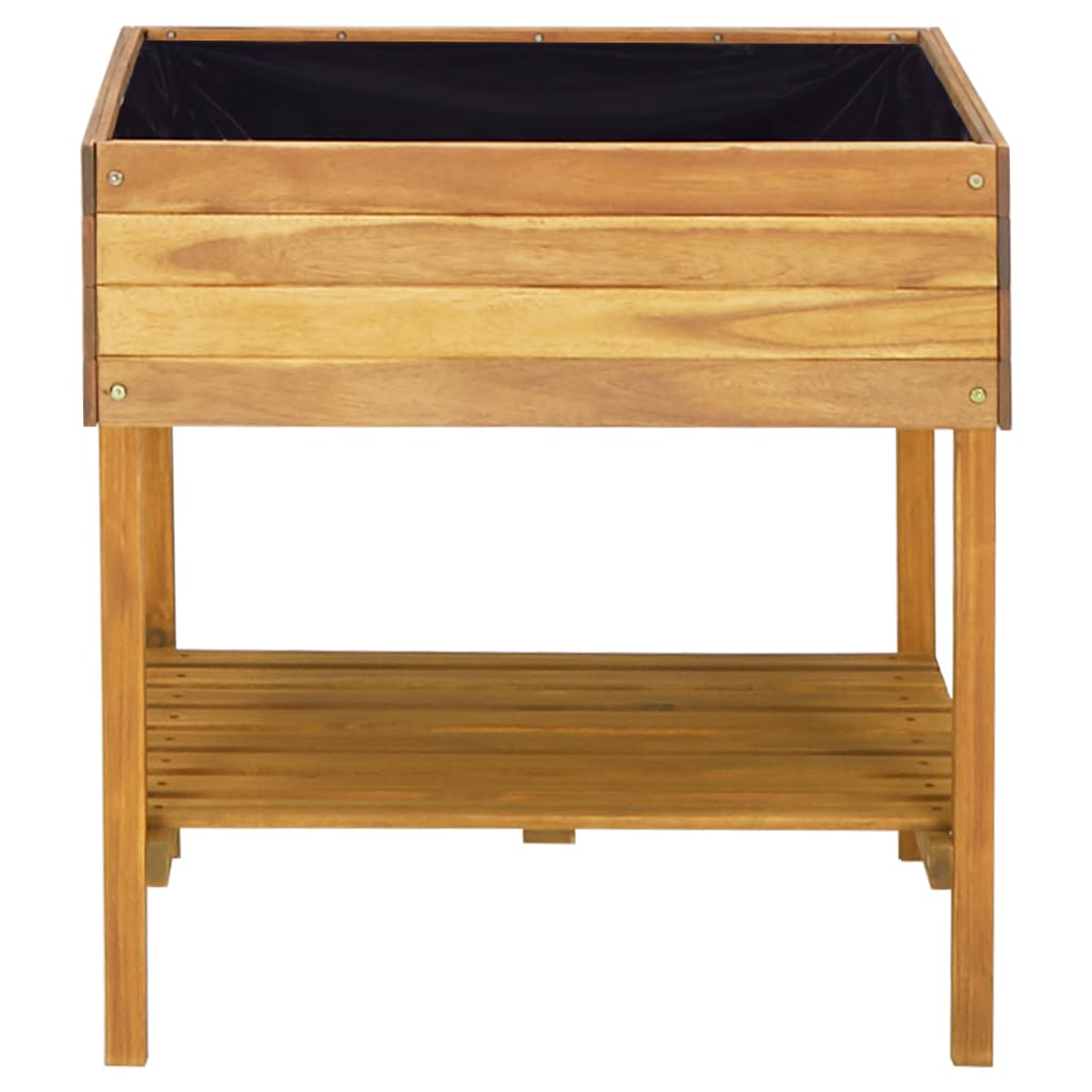 Utomhus Blomkruka Trä 78,5x58,5x78,5 cm massivt akaciaträ