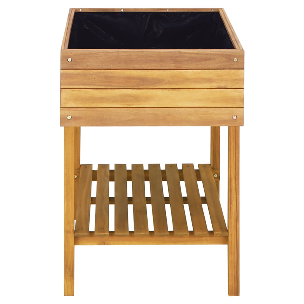 Utomhus Blomkruka Trä 78,5x58,5x78,5 cm massivt akaciaträ