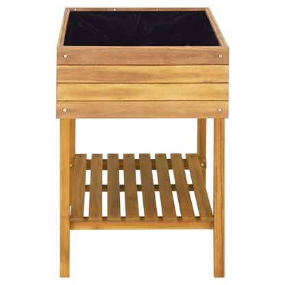 Utomhus Blomkruka Trä 78,5x58,5x78,5 cm massivt akaciaträ