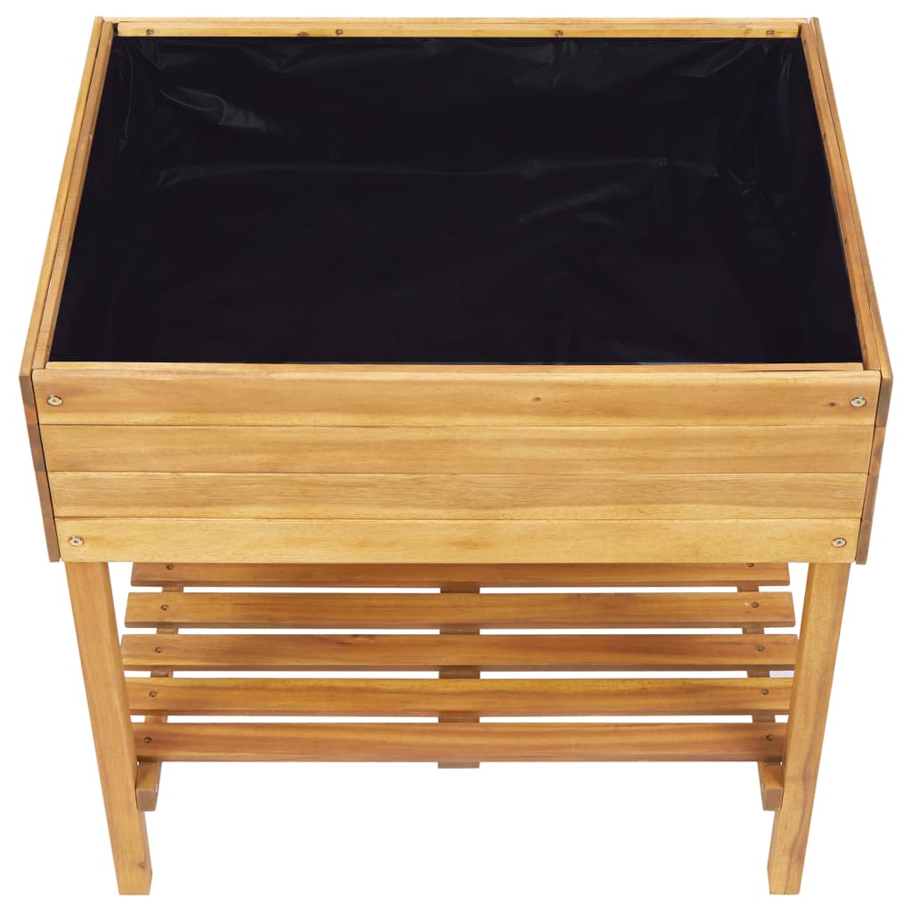 Utomhus Blomkruka Trä 78,5x58,5x78,5 cm massivt akaciaträ