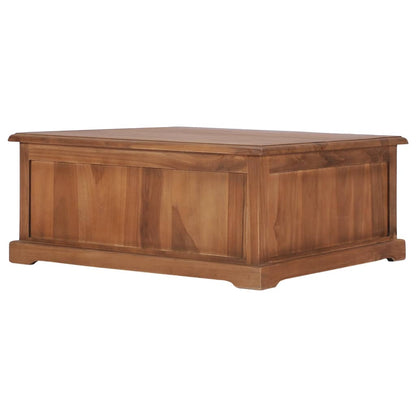 Soffbord Trä 68x68x30 cm massiv teak