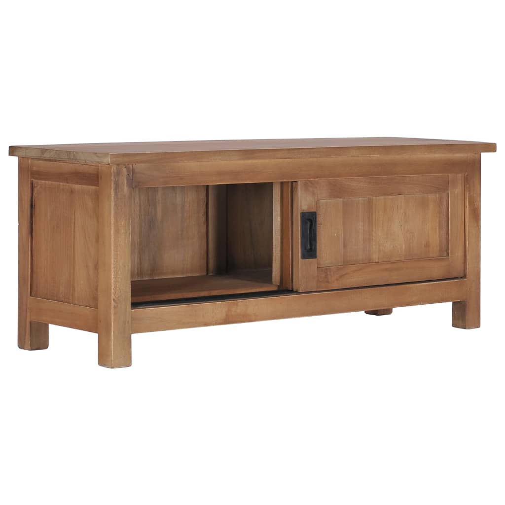 TV-Möbel Trä TV-Bänk 90x30x35 cm massiv teak