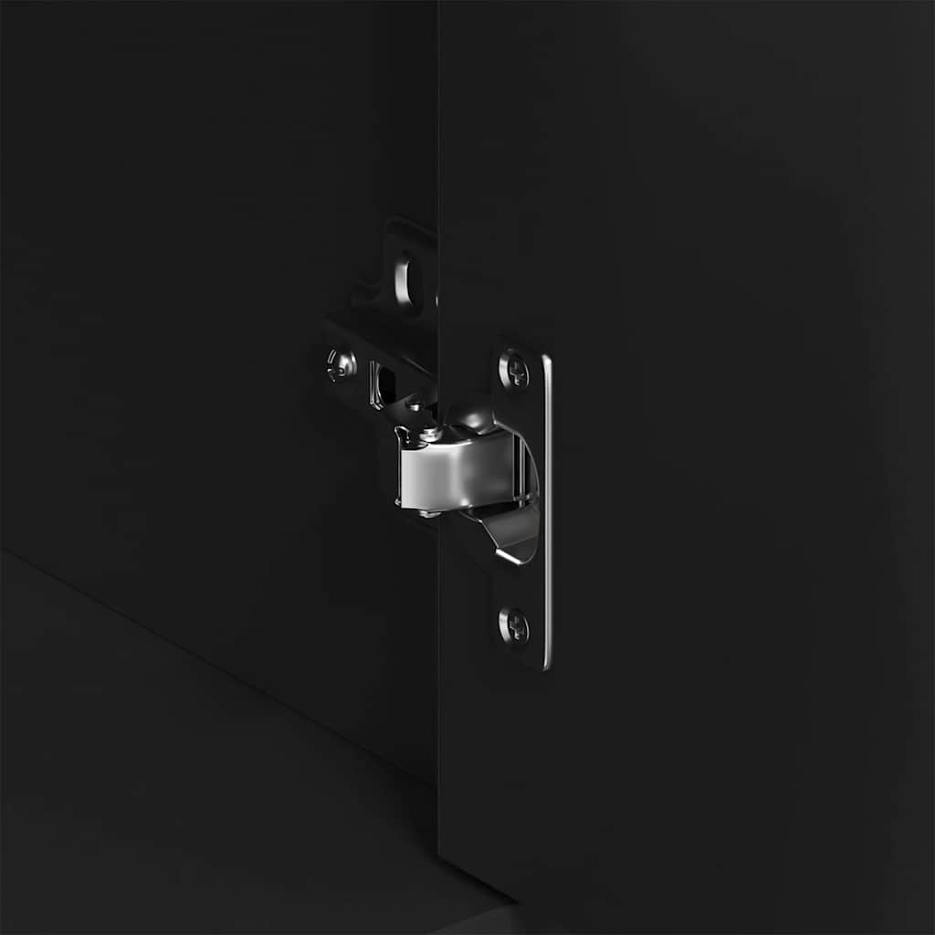 Skänk Svart 88x30x70 cm