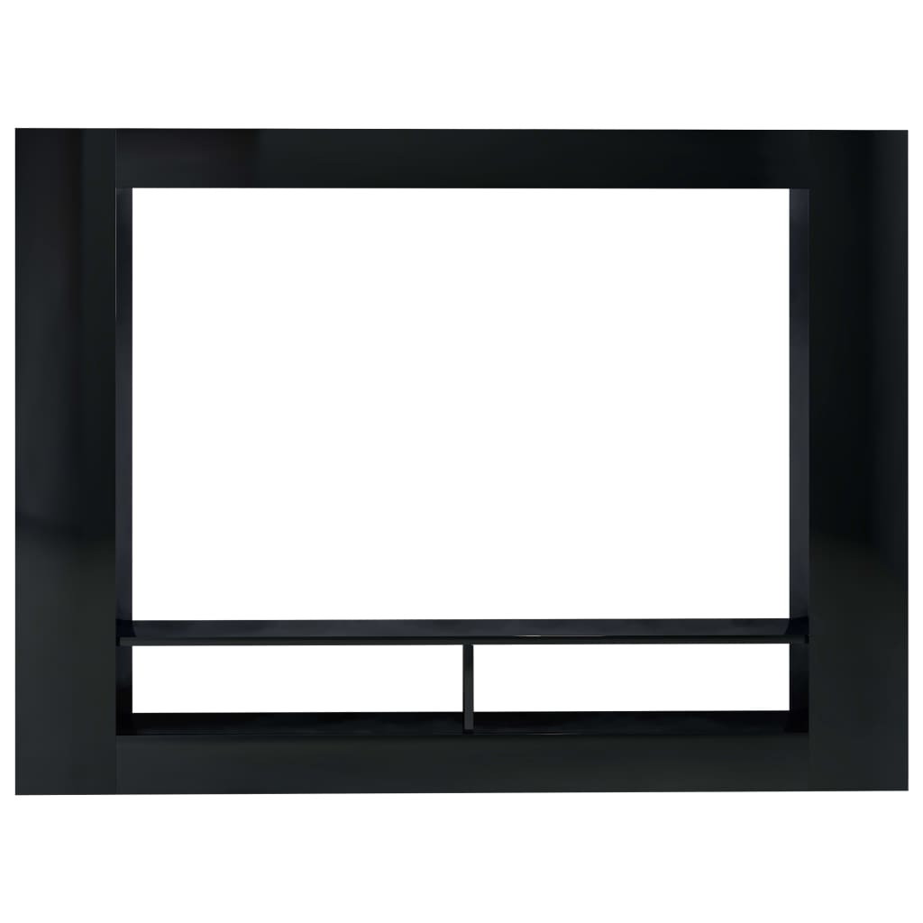 TV-Möbel Högglans Svart TV-Bänk 152x22x113 cm