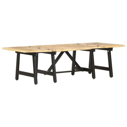 Utdragbart soffbord 160x70x45 cm massivt mangoträ