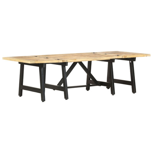 Utdragbart soffbord 160x70x45 cm massivt mangoträ