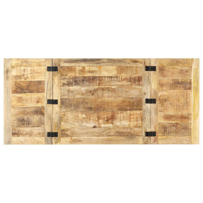 Utdragbart soffbord 160x70x45 cm massivt mangoträ