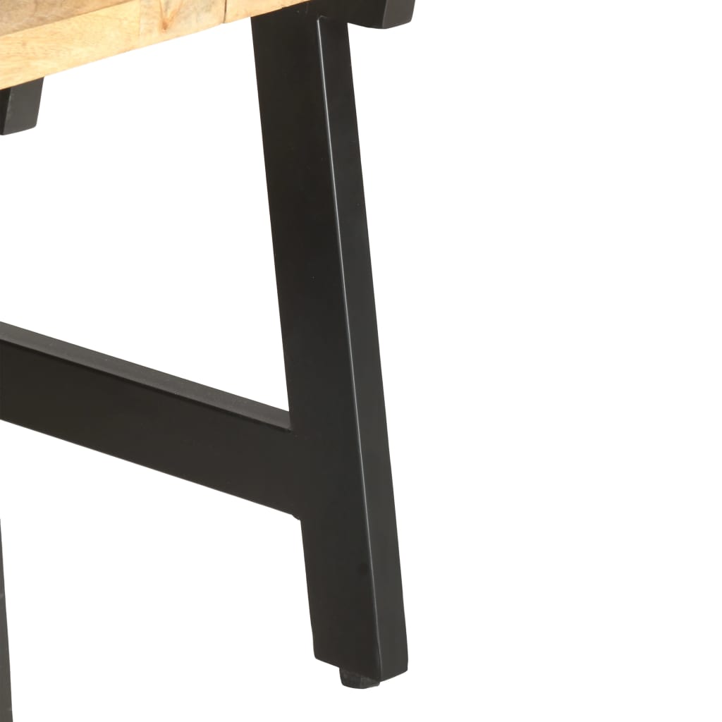 Utdragbart soffbord 160x70x45 cm massivt mangoträ
