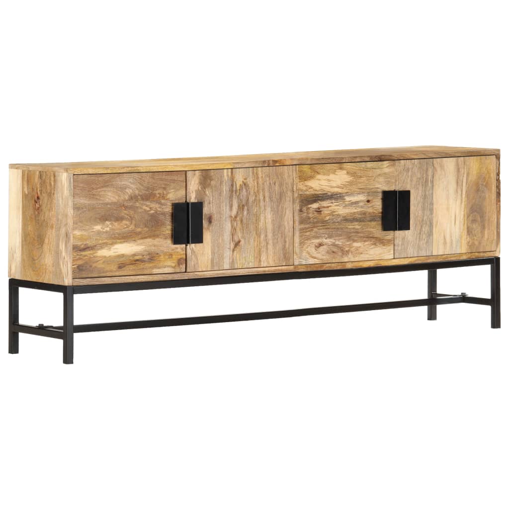 TV-Möbel Trä TV-Bänk 140x30x50 cm massivt mangoträ