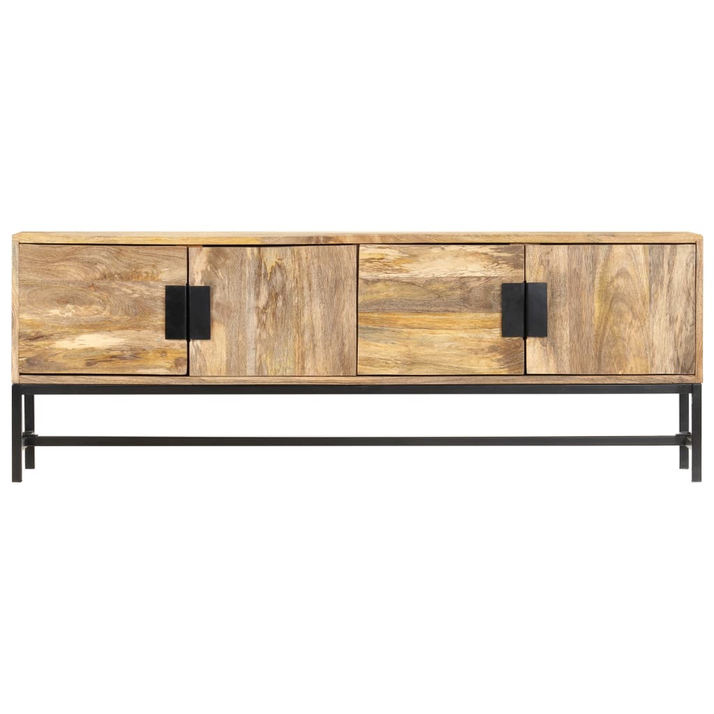 TV-Möbel Trä TV-Bänk 140x30x50 cm massivt mangoträ