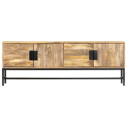TV-Möbel Trä TV-Bänk 140x30x50 cm massivt mangoträ