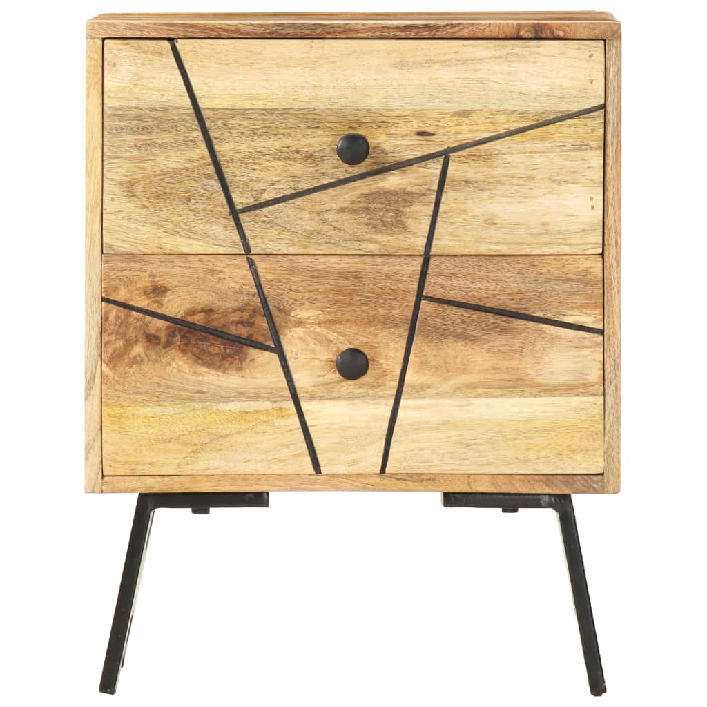 Sängbord Nattduksbord Trä 40x30x50 cm massivt mangoträ