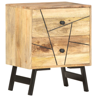 Sängbord Nattduksbord Trä 40x30x50 cm massivt mangoträ