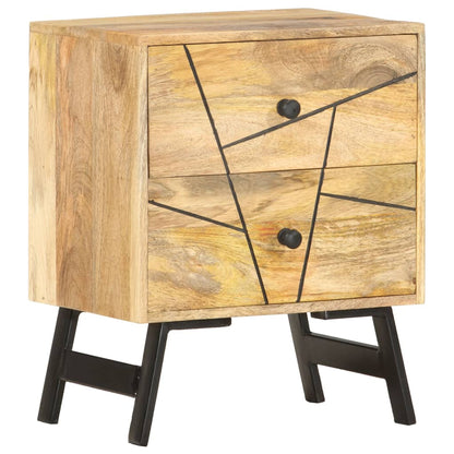 Sängbord Nattduksbord Trä 40x30x50 cm massivt mangoträ