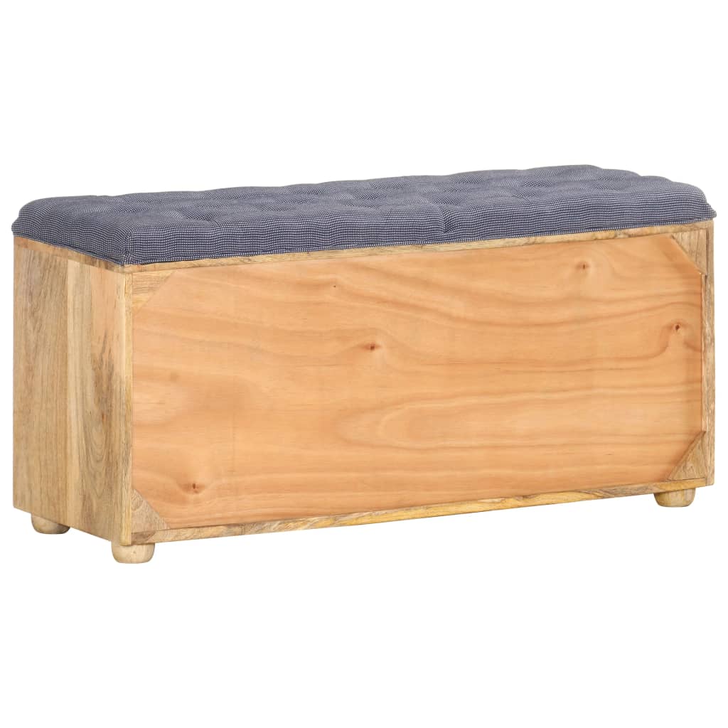 Hallbänk 100x35x47 cm massivt mangoträ