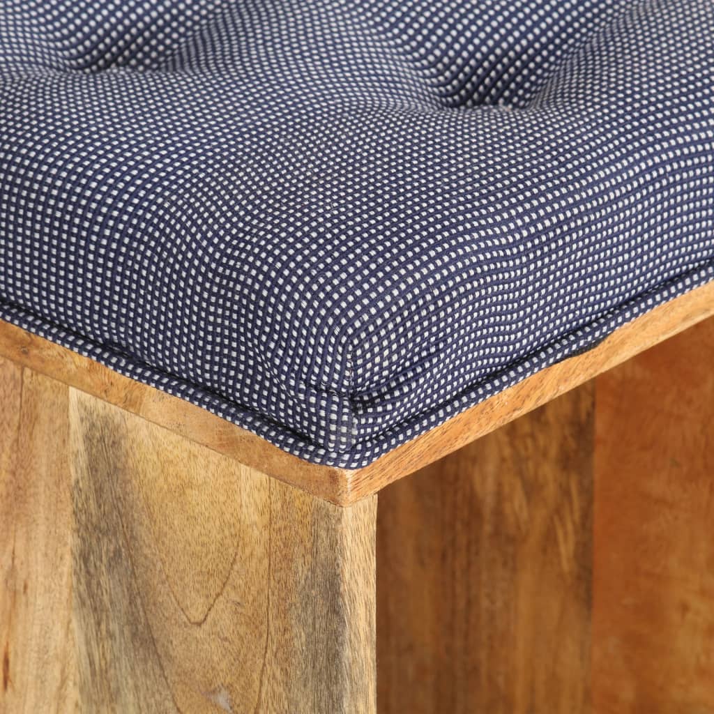 Hallbänk 100x35x47 cm massivt mangoträ
