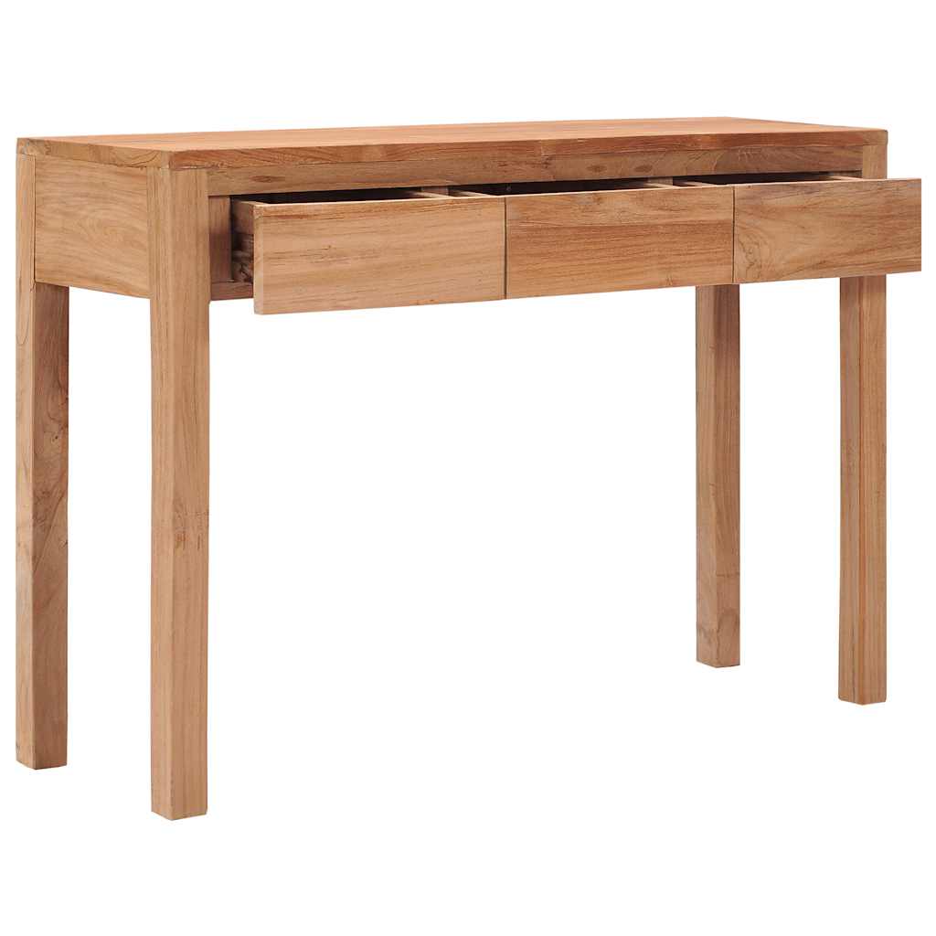 Avlastningsbord Konsollbord Trä 110x35x75 cm massiv teak