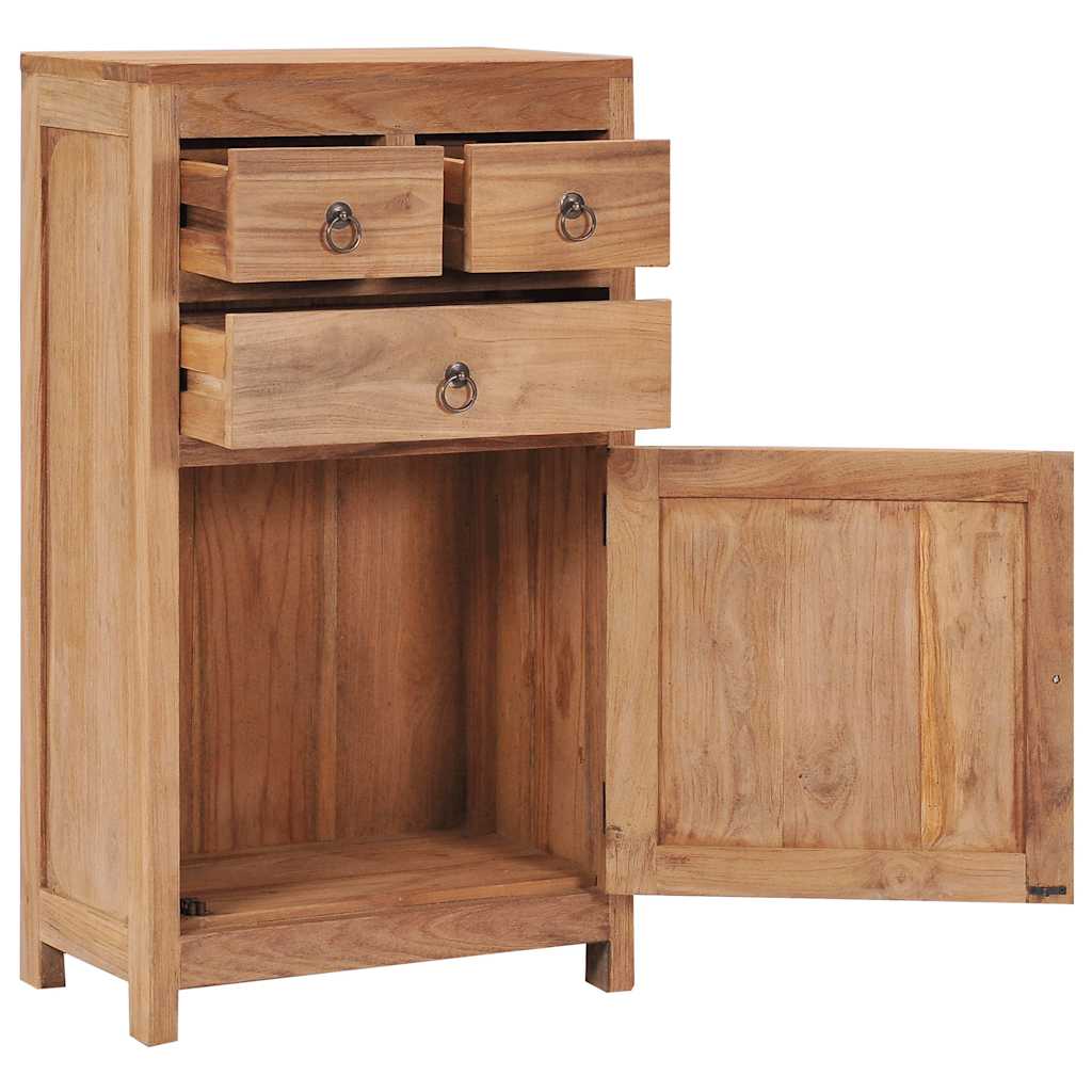 Skänk Trä 50x30x90 cm massiv teak