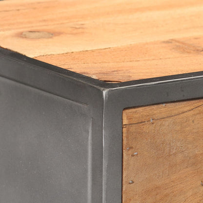 Byrå Trä 45x30x100 cm massivt återvunnet trä