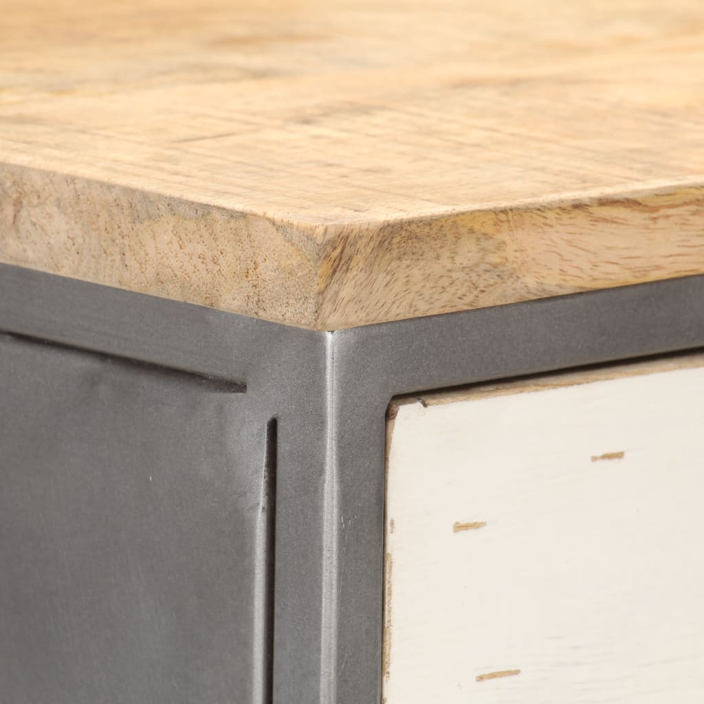 Byrå Trä 45x30x105 cm massivt mangoträ