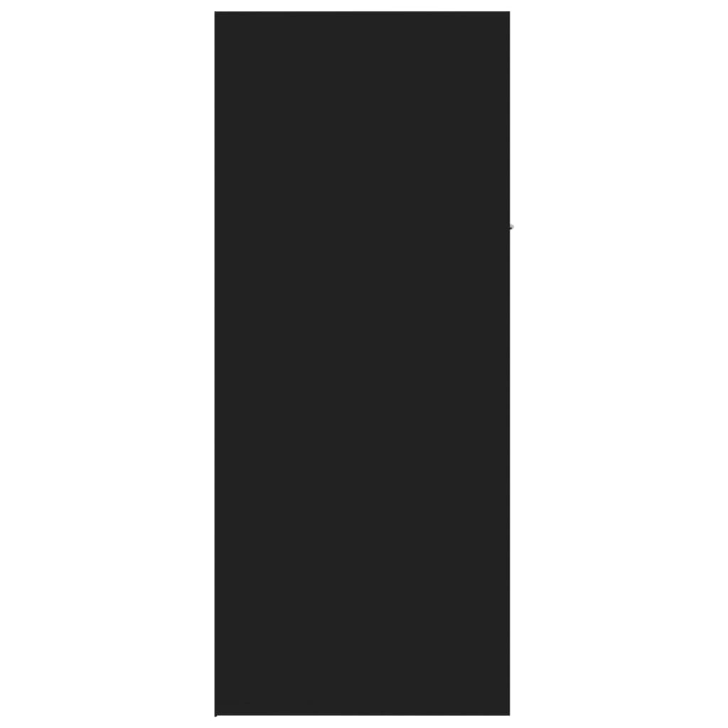 Skoställ Svart Skoskåp 60x35x84 cm