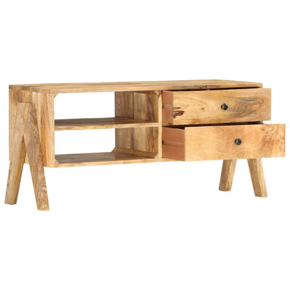 TV-Möbel Trä TV-Bänk 97x35x47 cm massivt mangoträ