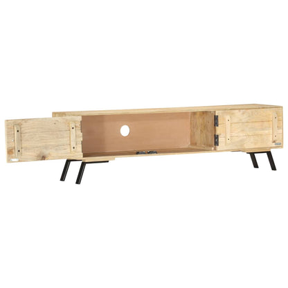 TV-Möbel Trä TV-Bänk 140x30x40 cm massivt mangoträ