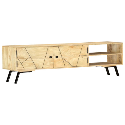 TV-Möbel Trä TV-Bänk 140x30x40 cm massivt mangoträ