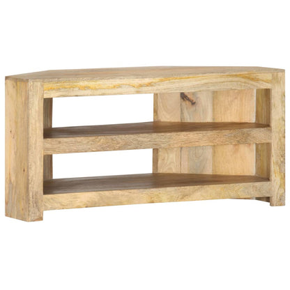 TV-Möbel Trä TV-Bänk för hörn 90x45x45 cm massivt mangoträ