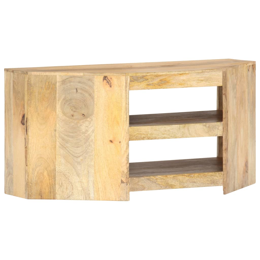 TV-Möbel Trä TV-Bänk för hörn 90x45x45 cm massivt mangoträ