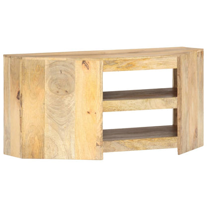 TV-Möbel Trä TV-Bänk för hörn 90x45x45 cm massivt mangoträ