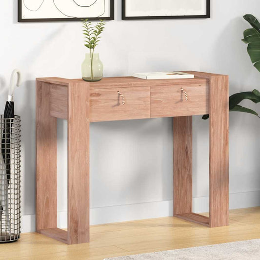 Avlastningsbord 90x35x75 cm massiv teak