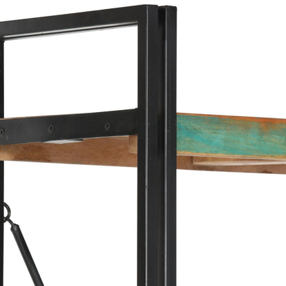 Bokhylla Trä med 5 hyllor 60x30x180 cm massivt återvunnet trä