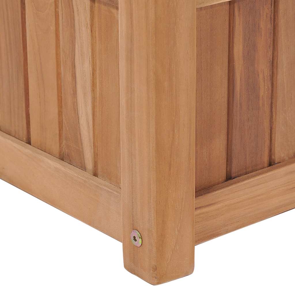 Utomhus Blomkruka Trä upphöjd 100x30x25 cm massivt teakträ