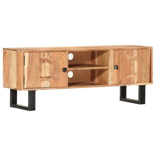 TV-Möbel Trä TV-Bänk 118x30x45 cm massivt akaciaträ