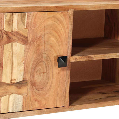 TV-Möbel Trä TV-Bänk 118x30x45 cm massivt akaciaträ