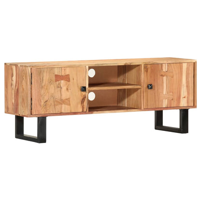 TV-Möbel Trä TV-Bänk 118x30x45 cm massivt akaciaträ