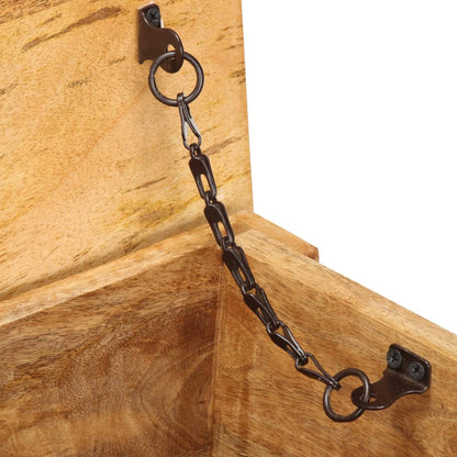 Förvaringskista 90x35x48 cm massivt mangoträ