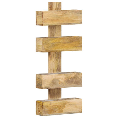 Tidskriftshållare Väggmonterat 30x11x72 cm massivt mangoträ