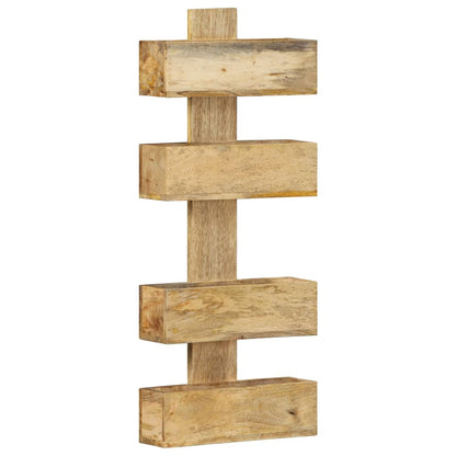 Tidskriftshållare Väggmonterat 30x11x72 cm massivt mangoträ