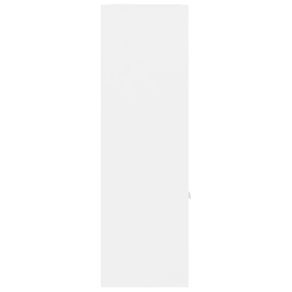 Bokhylla Vit 98x30x98 cm