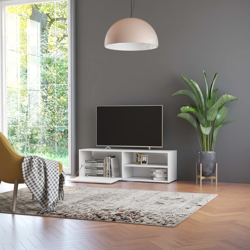 TV-Möbel Vit TV-Bänk 120x34x37 cm