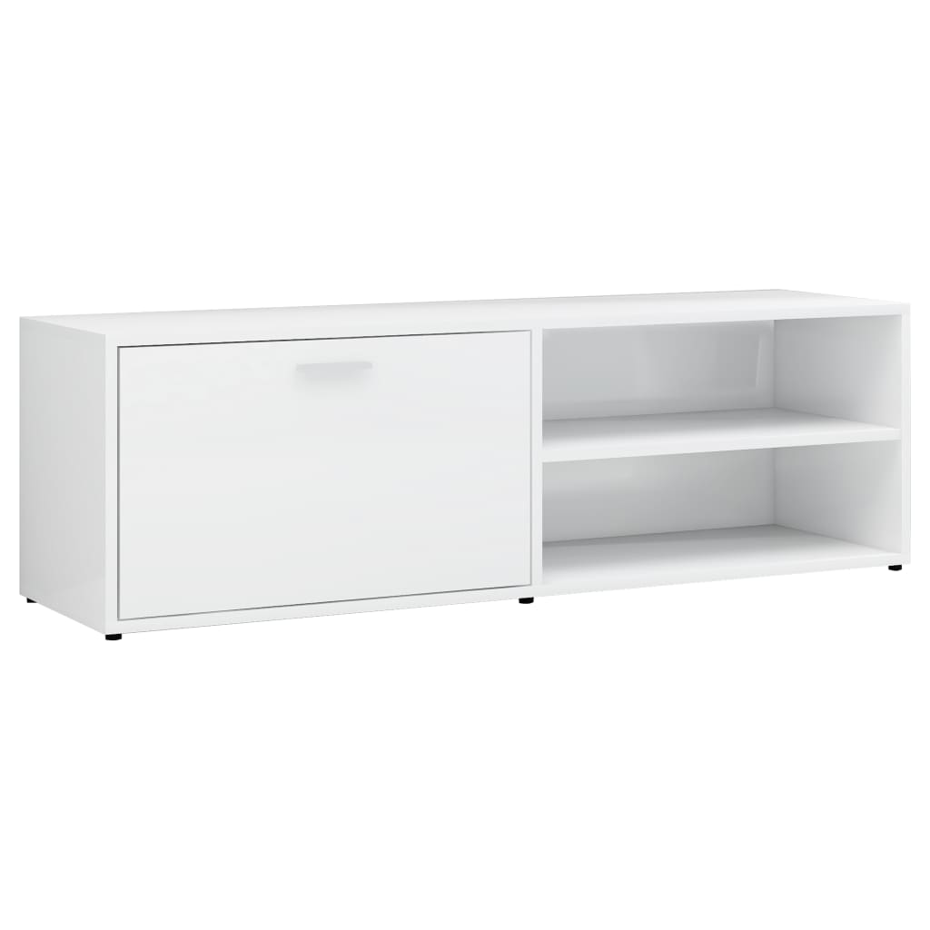 TV-Möbel Högglans Vit TV-Bänk 120x34x37 cm
